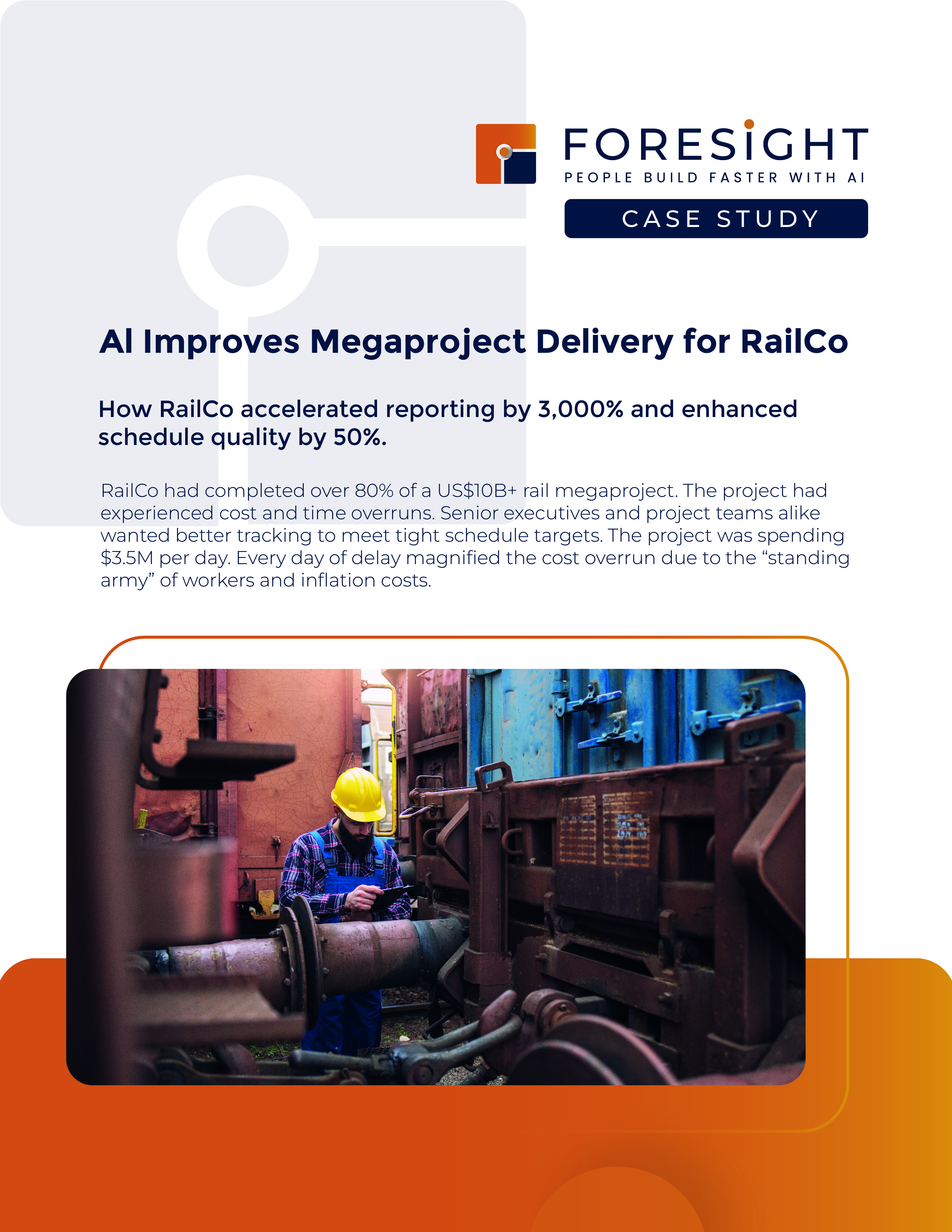AI Improves Megaproject Delivery for RailCo